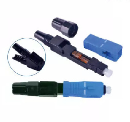 Konektor Kabel Serat Optik LSZH Daya tahan mekanik yang sangat baik -45C / 50C untuk koneksi jaringan yang cepat dan stabil