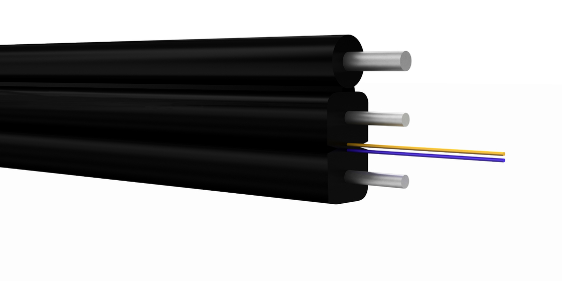 Penggunaan dalam Kabel Drop Serat Optik FTTH Self-Supporting In-Room dan Outdoor