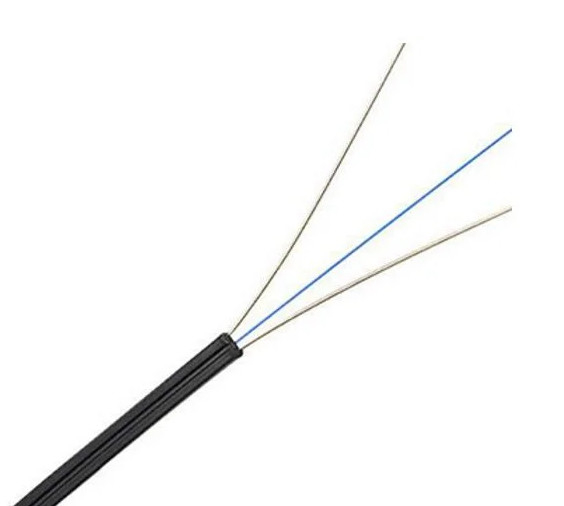 FTTH Drop Cable Indoor 1/2 core Bow-Type FRP/Steel