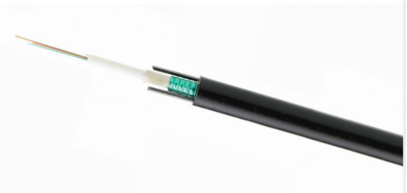 Kabel Serat Optik Luar GYXTW 12 Inti Uni-Tube Light Aerial Armored Single Mode