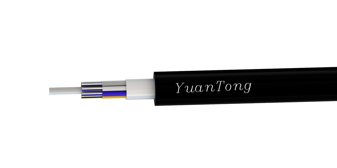 2-144f GYTA Aluminium Armored Outdoor Underground Optical Cable untuk Komunikasi