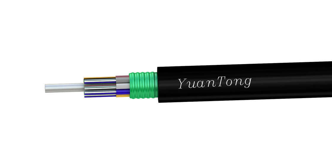 Kabel optik baja lapis baja luar GYTS 2-144f Tipe tabung longgar