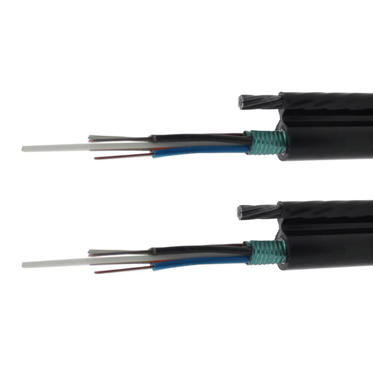 Kabel serat optik mode tunggal 2-12 inti China GYXTC8S