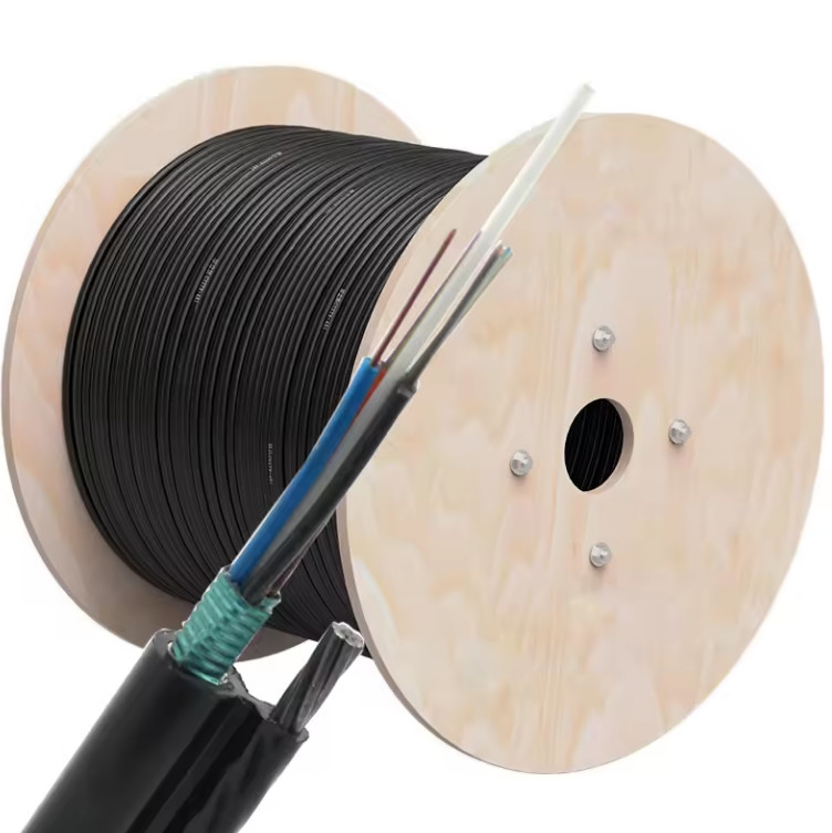 Kabel serat optik mode tunggal 2-12 inti China GYXTC8S