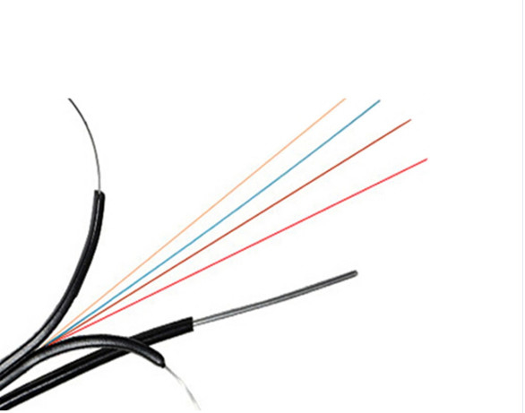 Kabel FTTH Indoor Outdoor Self-Supported Flat Drop Kabel GJYXCH 4 Inti