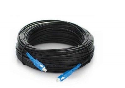 FTTH Fiber Optic Patch Cable LC SC ST FC PC UPC APC Singlemode Simplex Outdoor Fiber Optic Drop Cable Patch Cord