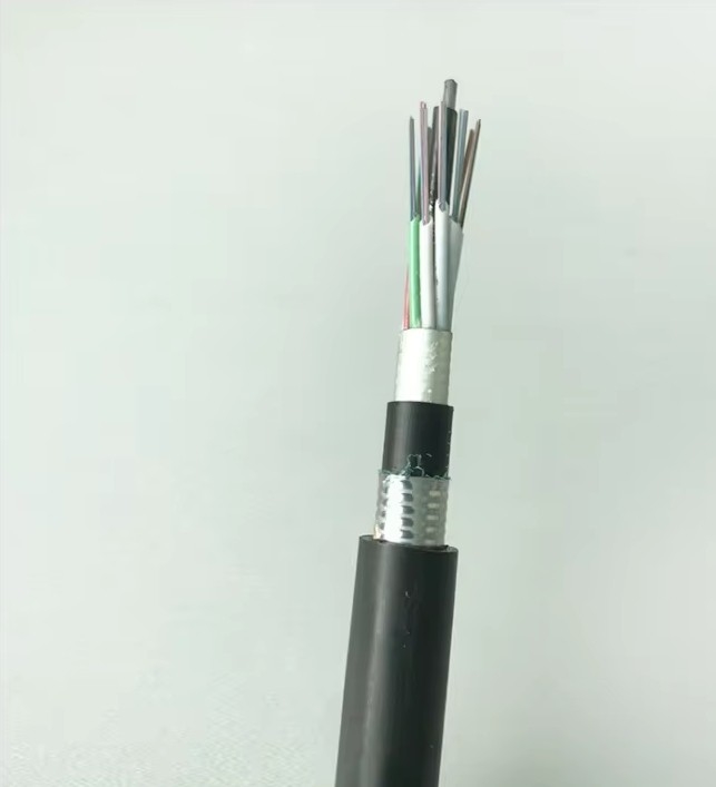 Kabel serat optik bawah air GYTA53 Armored Multi 144 Core