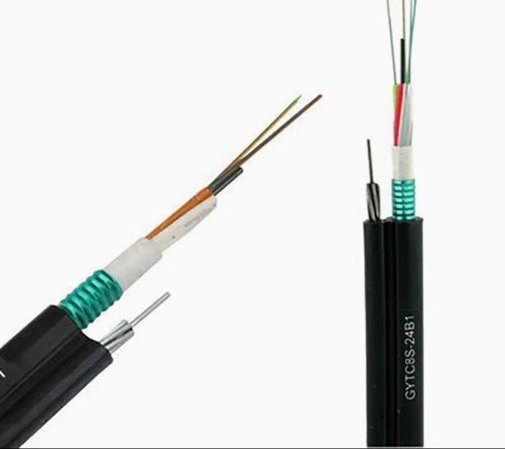 6-144 Cores Network Data Signal Transmission Kabel Serat Optik Luar Ruang Dengan Layanan Kustomisasi