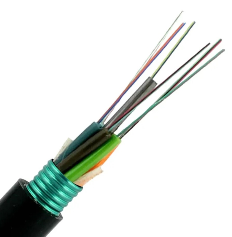 Kabel optik baja lapis baja luar GYTS 2-144f Tipe tabung longgar