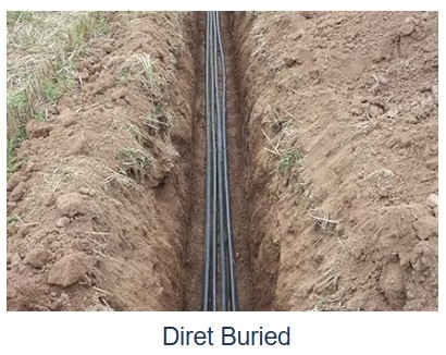 PBT Highly Durable Loose Tube Fiber Wire GYTA53 dengan Desain Pemakaman dan Aluminium Alloy Armored Material