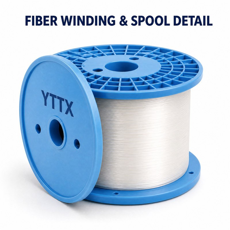 FPV Serat SM serat G657A1 50/60KM Tensile 60-70N Ultra-low loss attu