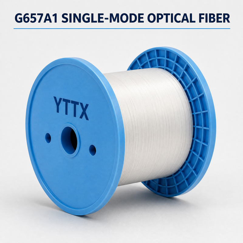 FPV Serat SM serat G657A1 50/60KM Tensile 60-70N Ultra-low loss attu