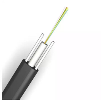 YTTX FTTH Jenis Tabung Longgar Kabel Drop Fiber Optik Datar Indoor Outdoor 4 8 12 Core