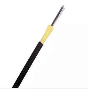 YTTX Micro ADSS TPU Berselubung Luar Kabel Serat Optik Penyangga Ketat 1 2 Inti LSZH
