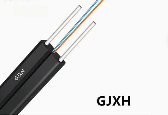 White LSZH Indoor Fiber Optic Drop Cable Solusi Utama untuk Koneksi Indoor