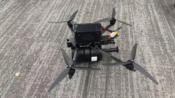 Profesional FPV Fiber Quadcopter Drone Siap Untuk Terbang 30km/roll Ultra Light Weight - High Tensile Strength-Internal Untuk External Wiring