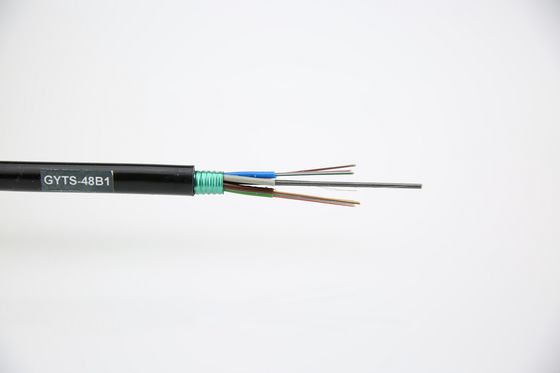 Kabel Serat Optik Lapis Baja Mode Tunggal GYTS, Kabel Serat Optik Anti Tikus 12-72